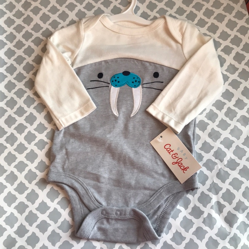 Cat and jack onesie